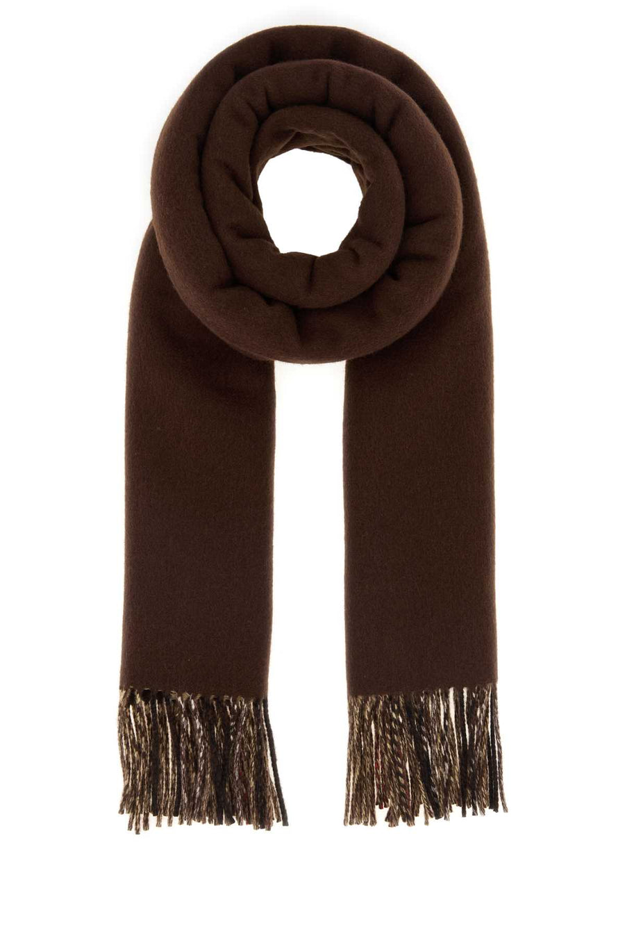 Burberry Solid 100% Cashmere scarf in brown