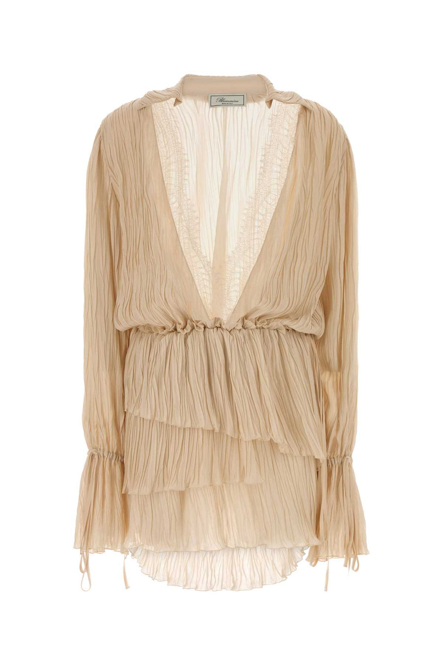 Blumarine 100% Viscose dress in beige