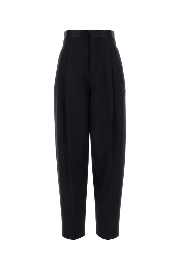 Bottega Veneta Completo 100% Wool trouser in navy