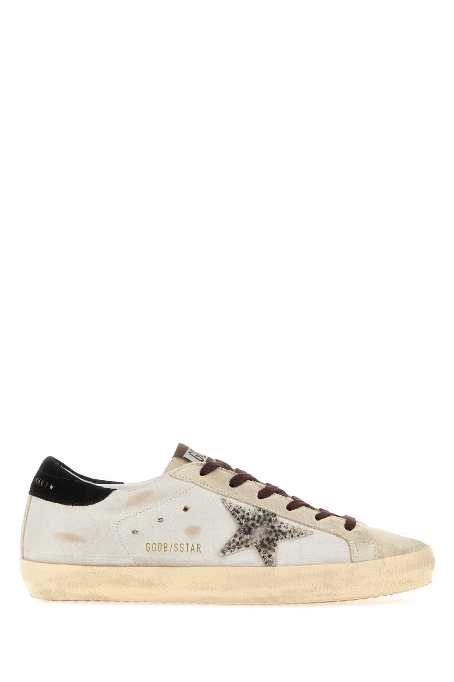 Golden Goose Deluxe Brand Star Exterior: 100% Leather sneaker in white
