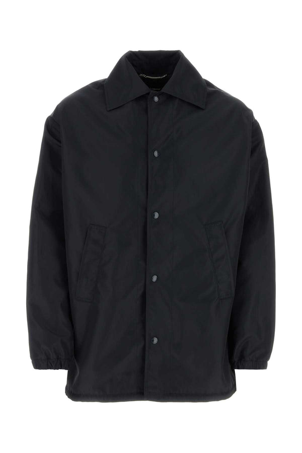Dolce & Gabbana Exterior: 100% Nylon jacket in blue