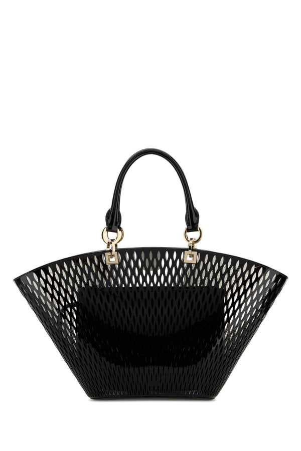 Tom Ford Exterior: 100% Leather; Lining: 100% Leather; Finishing: Golden metal bucket bag in black