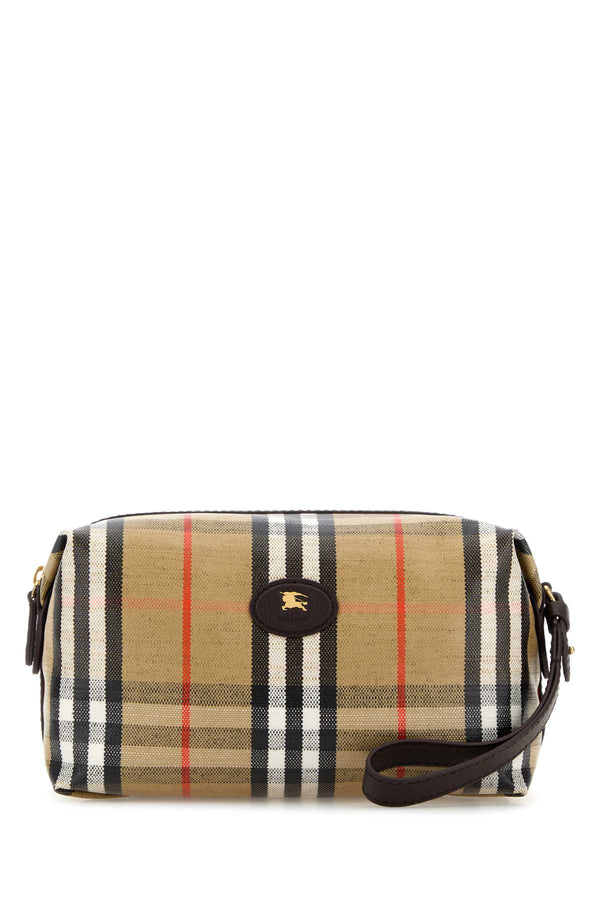 Burberry 69% Cotton clutch in beige