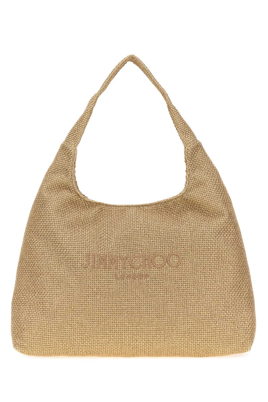 Jimmy Choo 100% Raffia hobo bag in gold