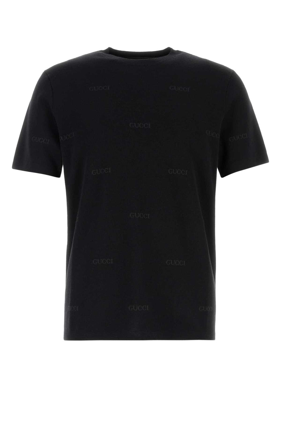 Embroidered Wool Blend T-Shirt Blackrock Exterior: Silk Maglieria