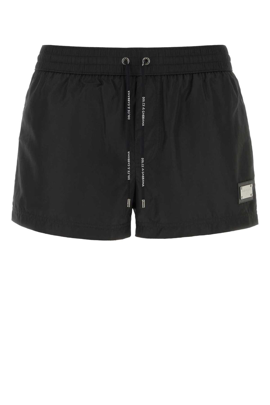 Dolce & Gabbana Nylon swim shorts in black