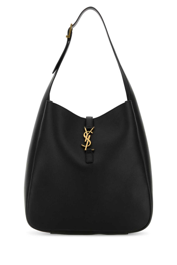 Saint Laurent Exterior: 100% Calf Lining: 100% Suede Finishing: Antiqued golden metal shoulder bag in black
