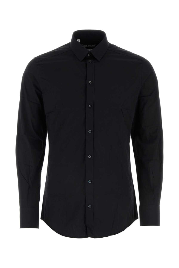 Dolce & Gabbana 97% Cotton 3% Elastane shirt in black