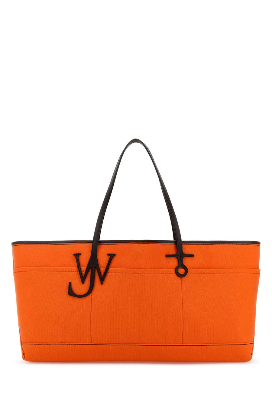 JW Anderson Anchor Outer: 100% Cotton tote bag in orange