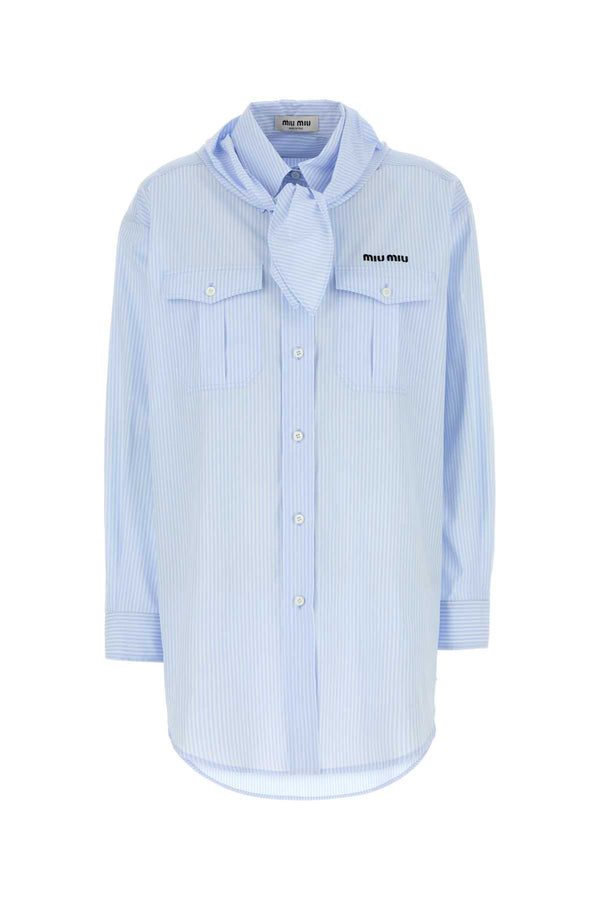 Miu Miu 100% Cotton shirt in blue