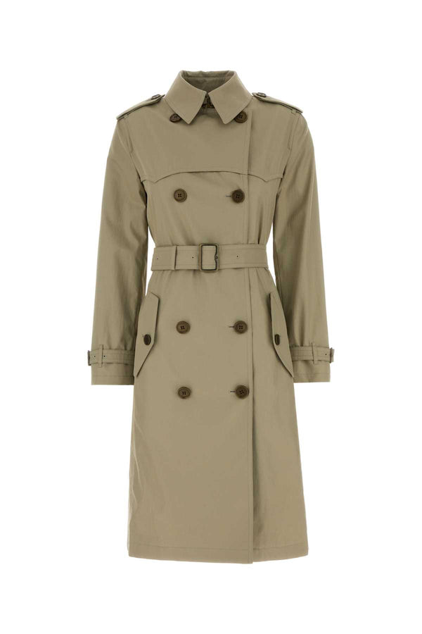 Burberry Exterior: 100% Cotton; Lining: 100% Silk trench coat in beige