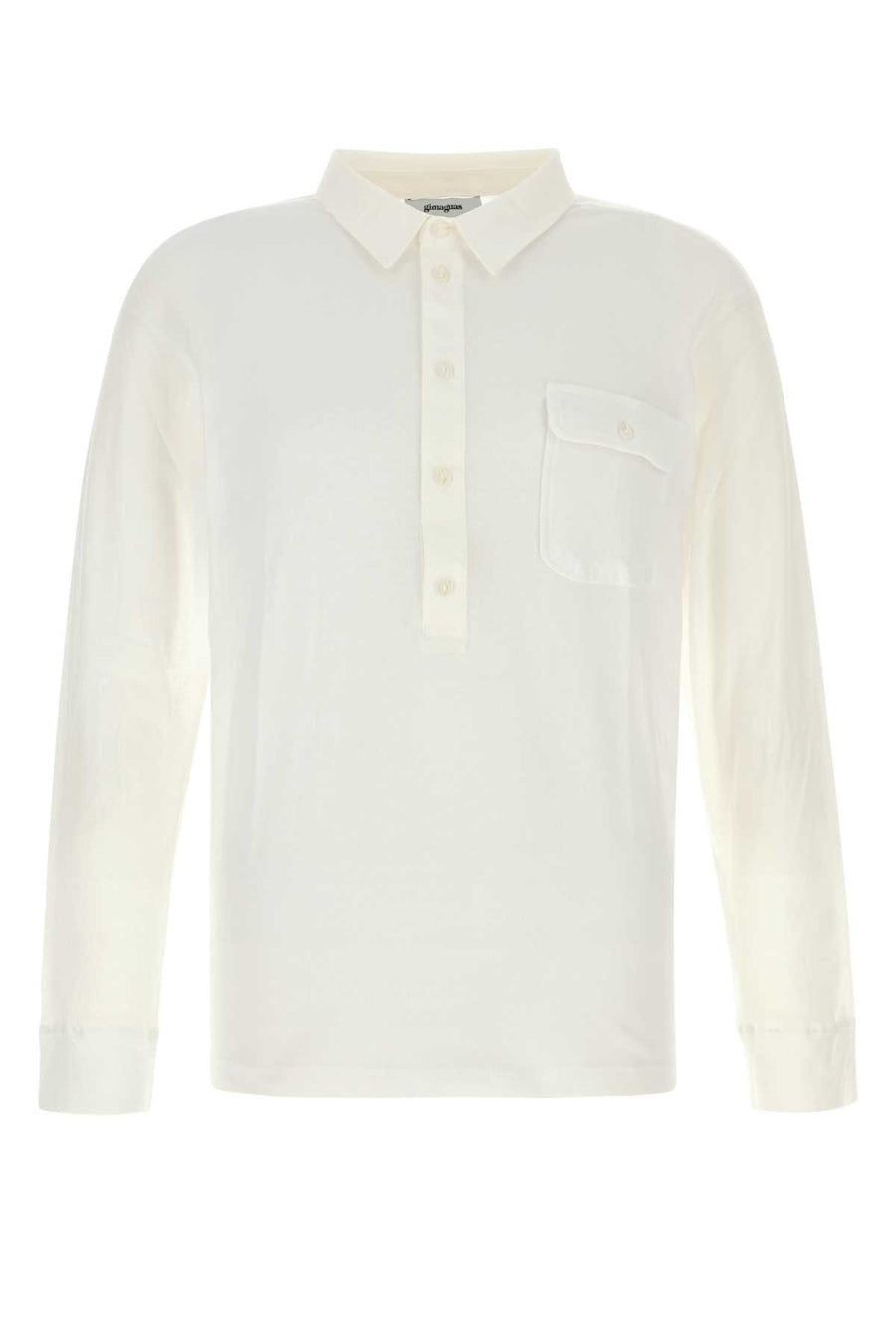Gimaguas 100% Cotton polo shirt in white