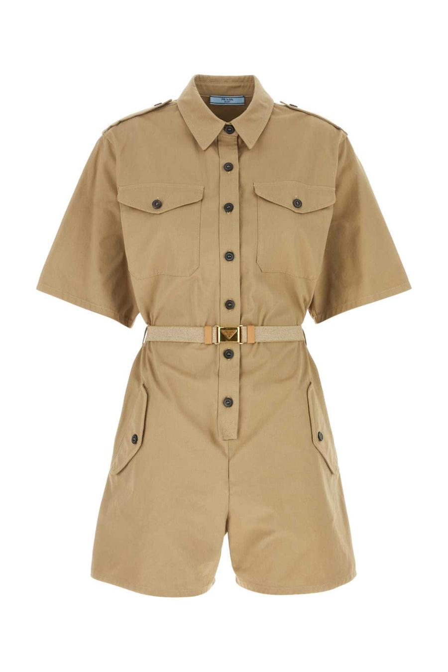 Prada 100% Cotton bodysuit in beige