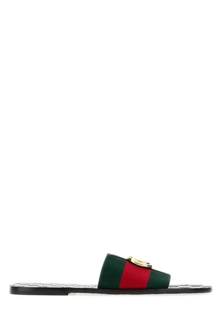 Gucci 70% Polyester slide in green