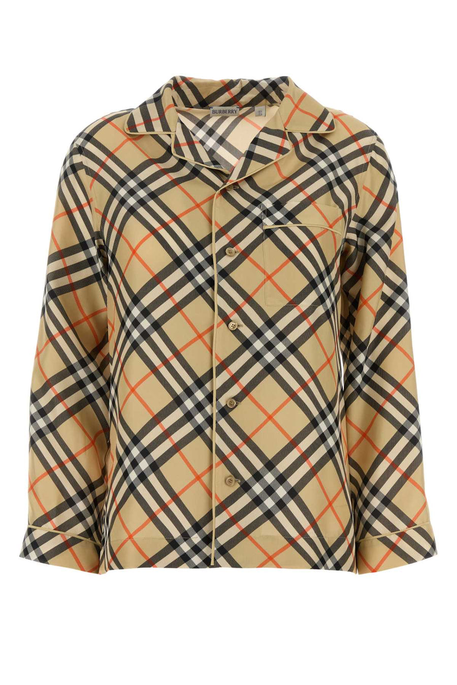 Burberry 100% Silk shirt in beige