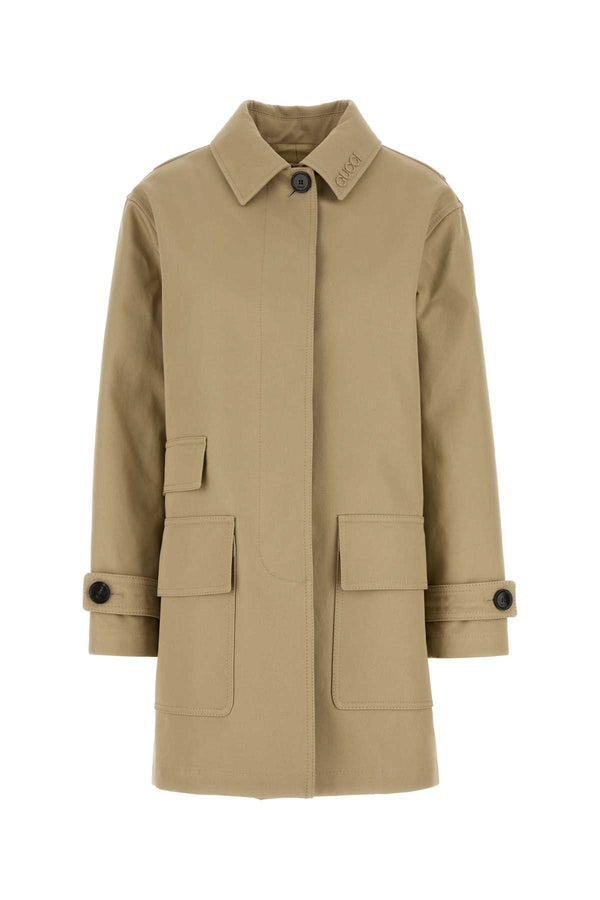 Gucci Heavy Exterior: 100% Cotton; Lining: 100% Viscose coat in beige