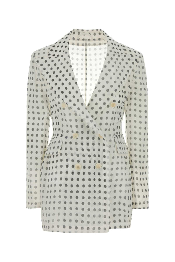 Ermanno Scervino 100% Silk blazer in beige