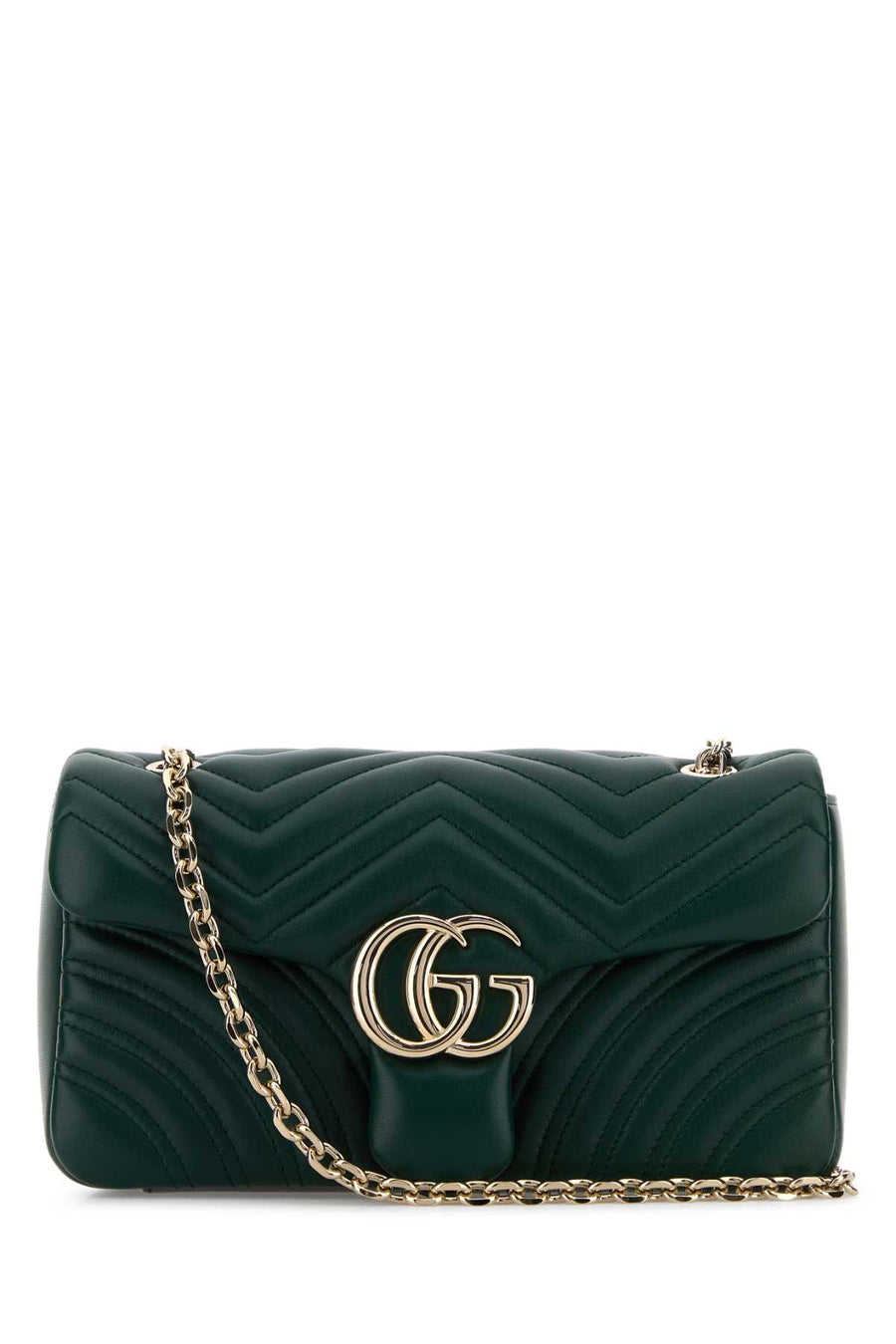 Gucci Nappa lamb leather shoulder bag in green