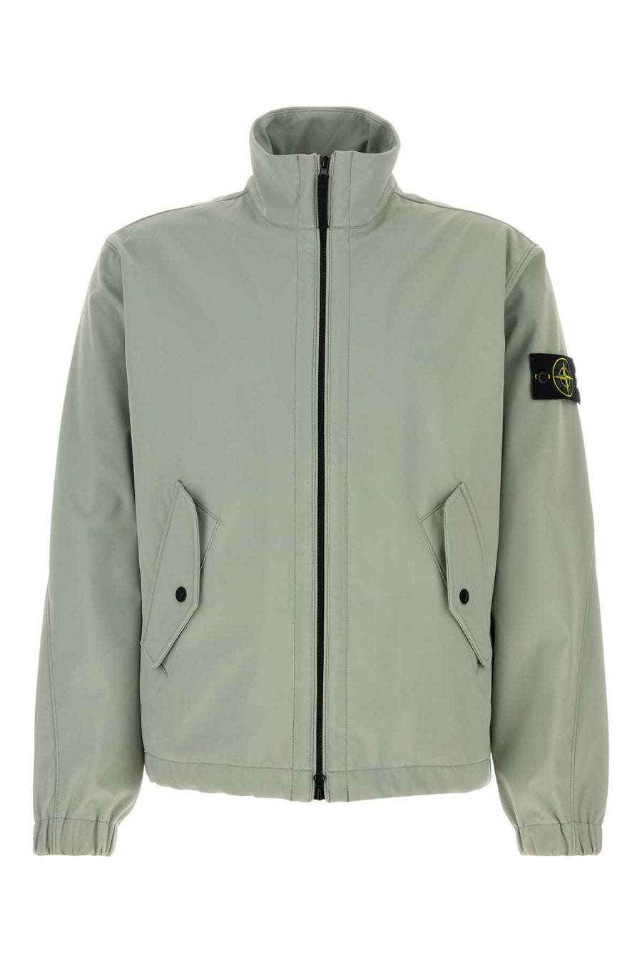 Stone Island Exterior: 92% Polyester 8% Elastane; Lining: 100% Polyester jacket in green