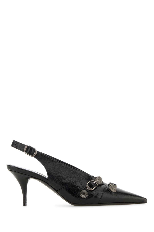 Balenciaga Tacco Exterior: 100% Lamb heel in black