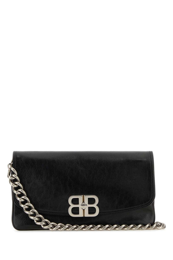 Balenciaga Exterior: 100% Calf shoulder bag in black