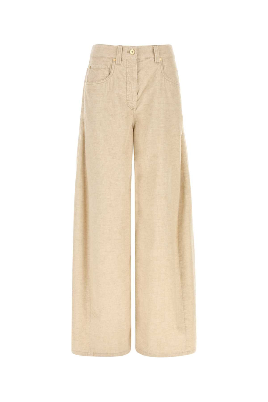 Brunello Cucinelli Pants 86% Cotton trousers in beige