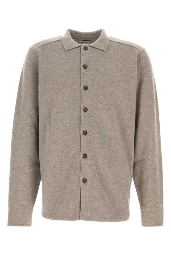 Le Kasha 100% Cashmere shirt in beige