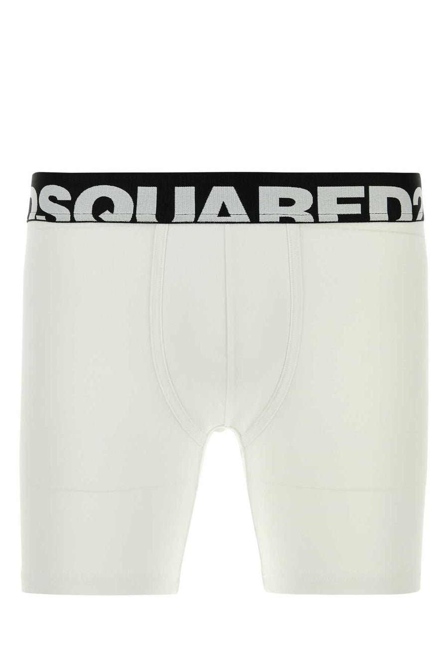Dsquared2 94% Cotton 6% Elastane boxer shorts in white