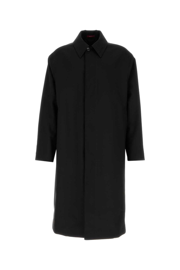 Gucci Coat Exterior: 10% Wool; Lining: 100% Cupro coat in black