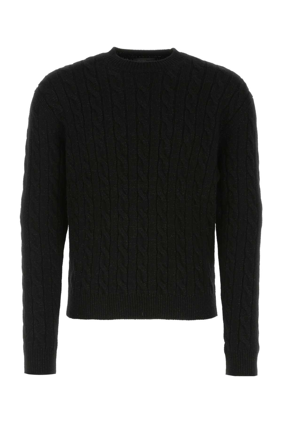 Prada 4% Merino sweater in black