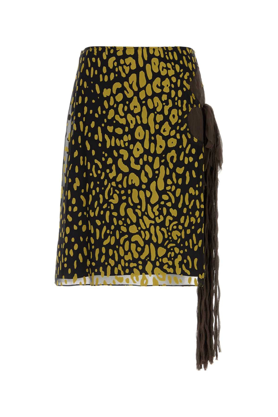 Ferragamo Exterior: 62% Silk 38% Viscose; Lining: 100% Fabric skirt in black