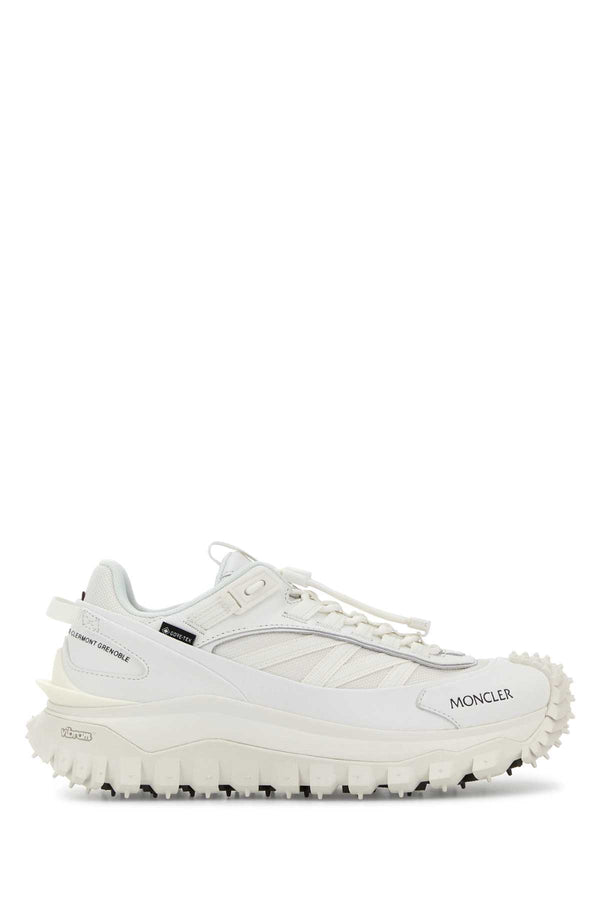 Moncler Sneakers Upper: 100% polyamide/nylon sneaker in white