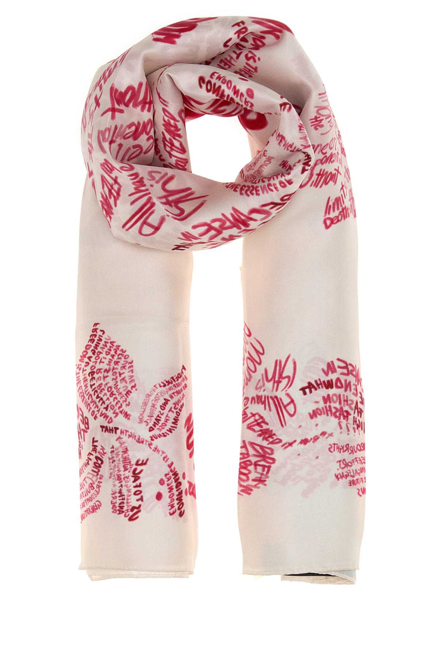 Dsquared2 Seta 100% Silk scarf in beige