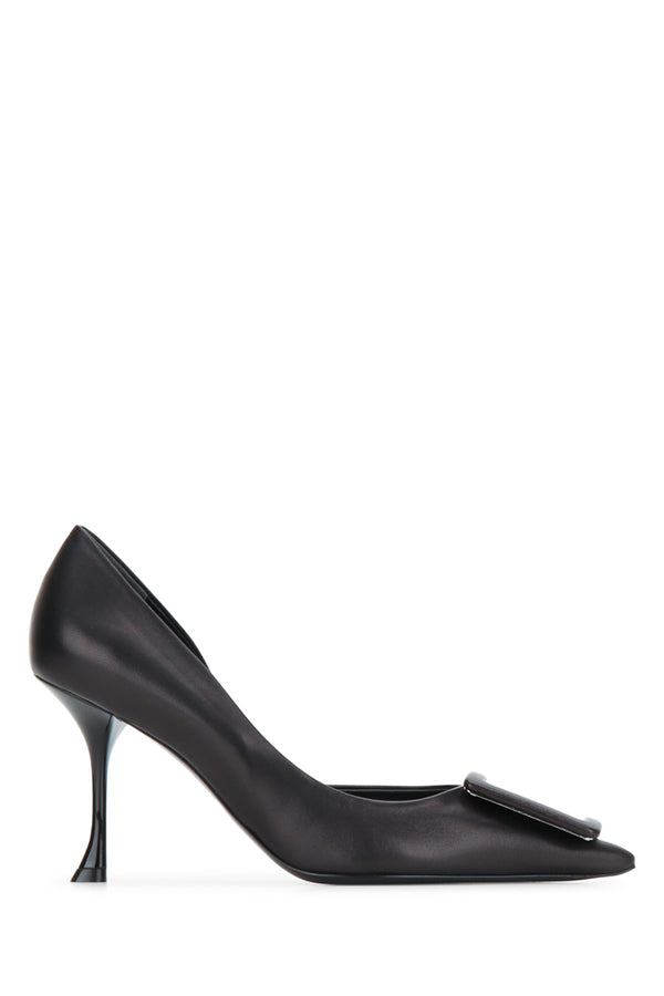 Roger Vivier Ville Leather pump in black