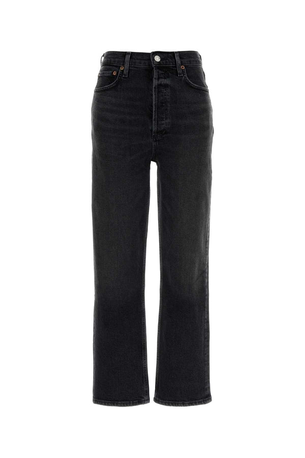 Agolde Pinch 99% Regenerated Cotton jeans in black