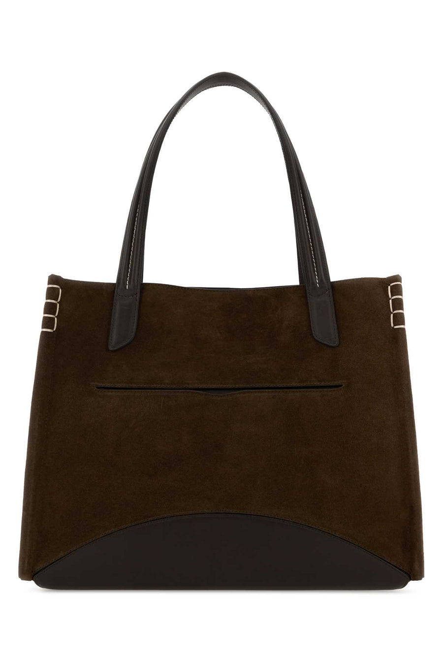 JW Anderson Cabas Exterior: 100% Suede tote bag in brown