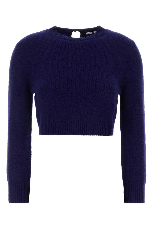 Jil Sander 97% Wool sweater in navy