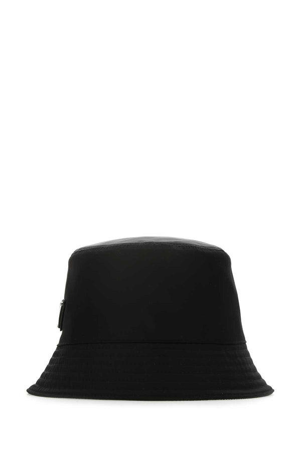 Prada BUCKET 100% recycled polyamide bucket hat in black