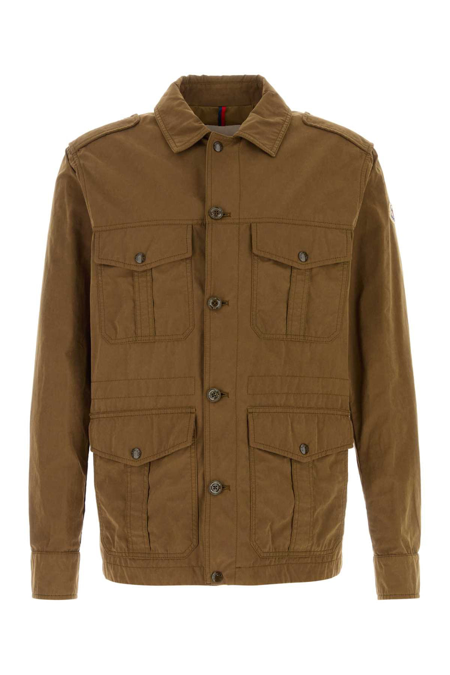 Moncler Field Exterior: 45% Cotton jacket in beige