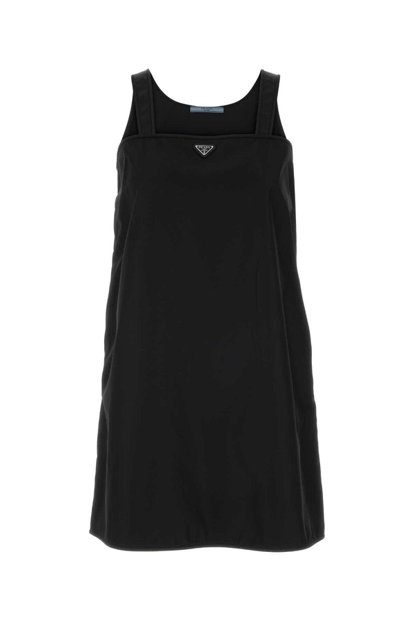 Prada 100% Re-Nylon mini dress in black