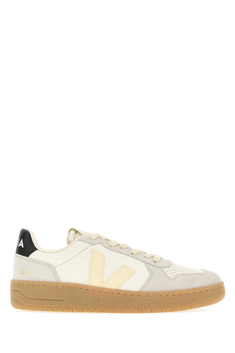 Veja Exterior: 100% Suede 100% Leather; Interior: 100% Fabric; Sole: Rubber sneaker in multicolor