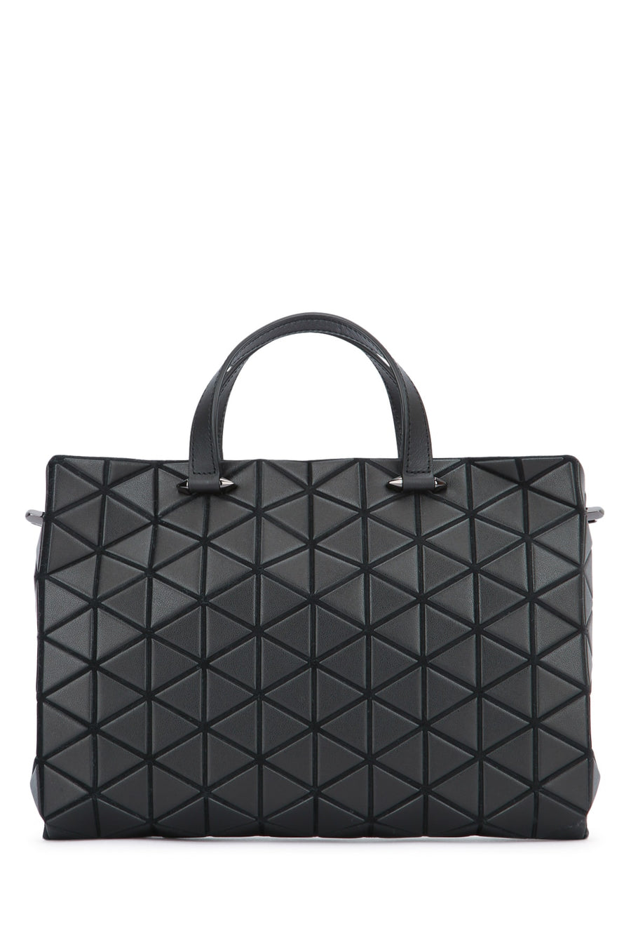 Baobao Matte 100% Leather top handle bag in black