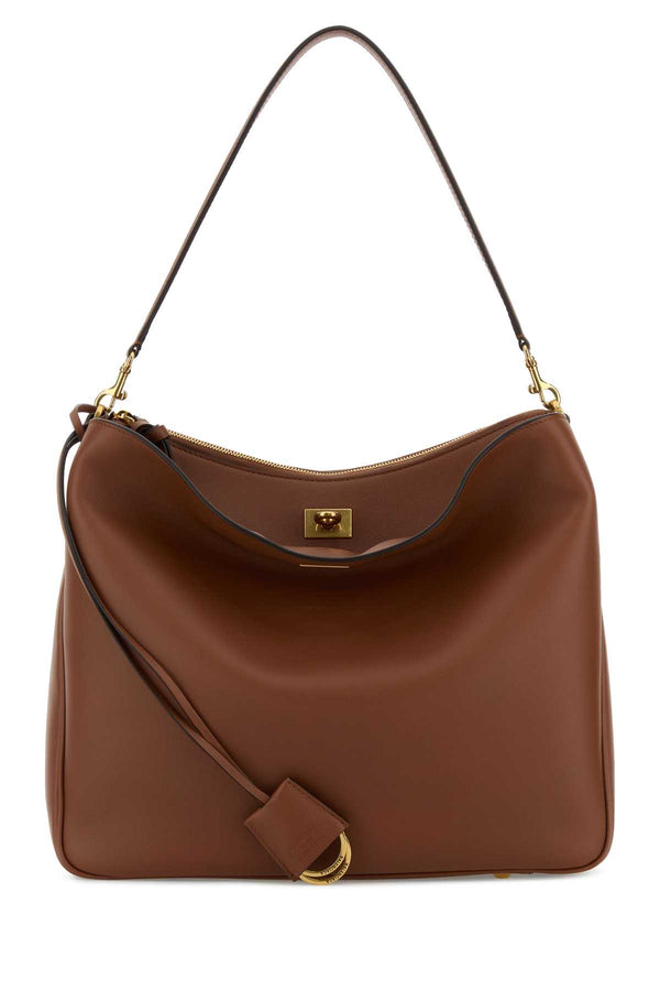 Balenciaga Domesticated Calf Leather 100% shoulder bag in brown