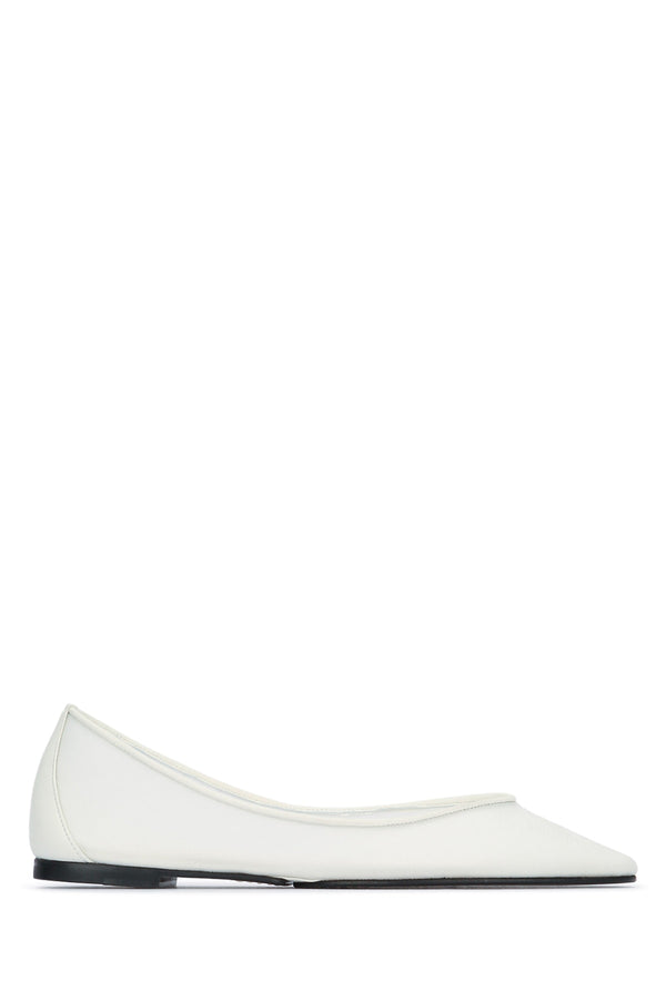 Jacquemus Ballerines Nylon upper ballet flat in white