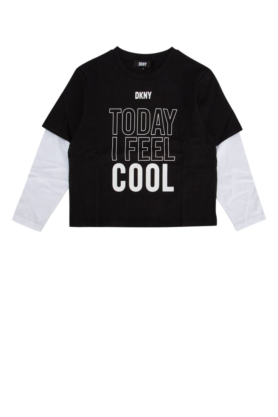 Dkny Junior 100% Cotton t-shirt in black
