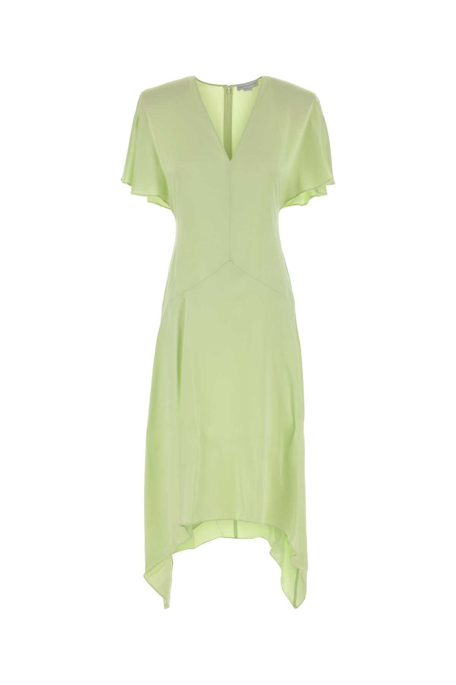 Stella McCartney Satin 74% Acetate dress in green