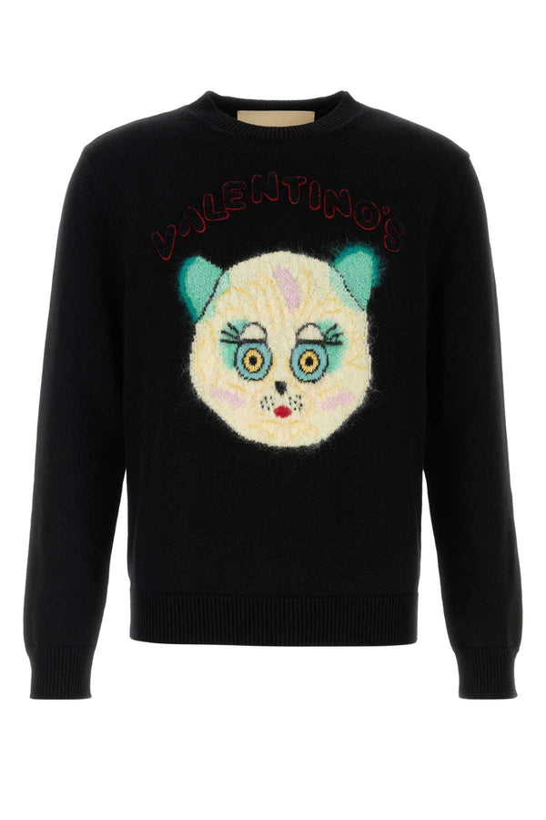 Valentino Garavani 65% Cotton sweater in black