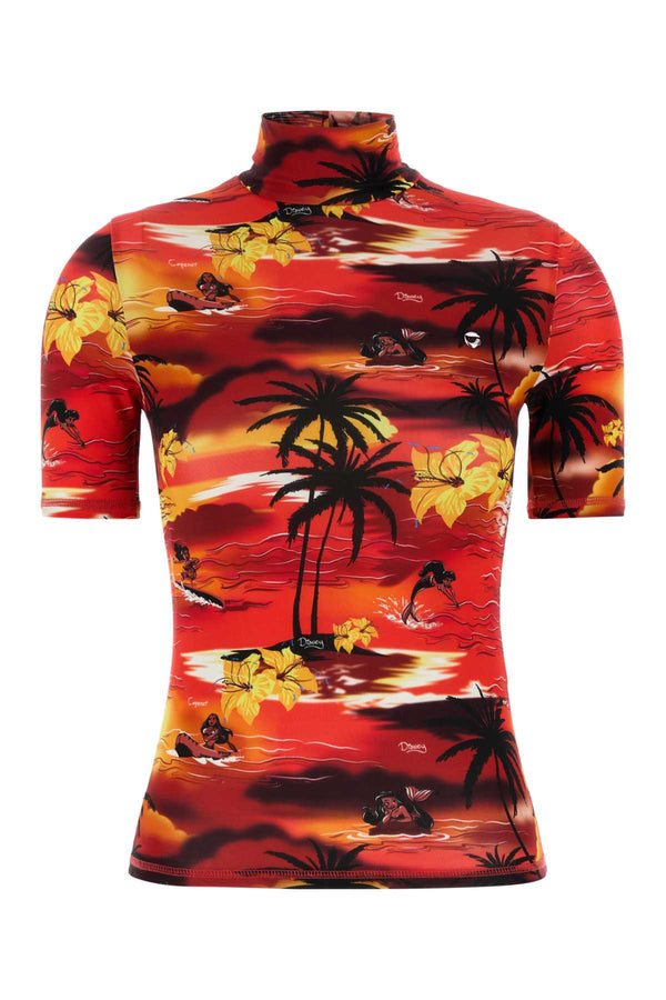 Coperni Coperni 92% Viscose t-shirt in red