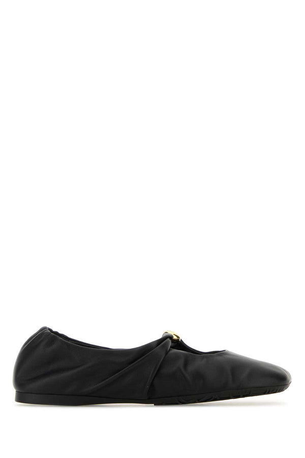 Loewe Exterior: 100% Lamb ballet flat in black