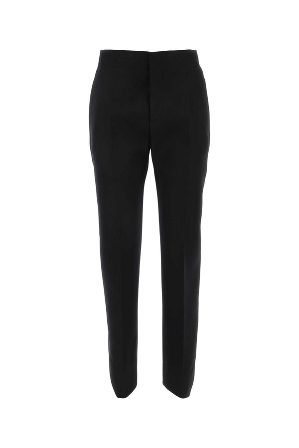 Bottega Veneta 100% Wool trousers in black